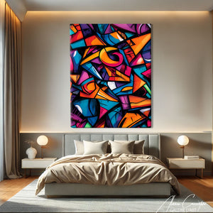 Tableau art déco salon