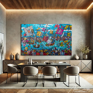 Tableau Pop Art Coloré