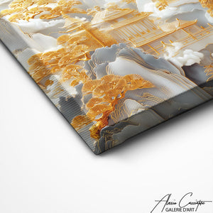 TABLEAU PAYSAGE JAPONAIS AlessioCacciatore