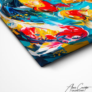 TABLEAU CARPE KOI JAPON AlessioCacciatore