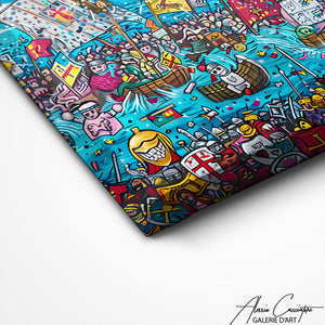 TABLEAU POP ART ENFANT Alessio Cacciatore