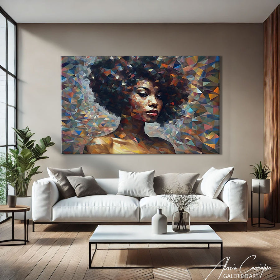 Peinture Africaine Contemporaine – mise en situation