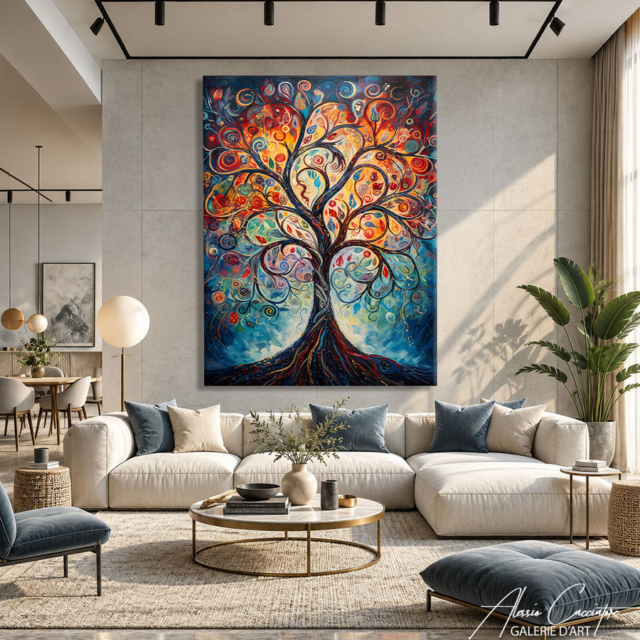 TABLEAU ARBRE DE VIE MAGIQUE – mise en situation