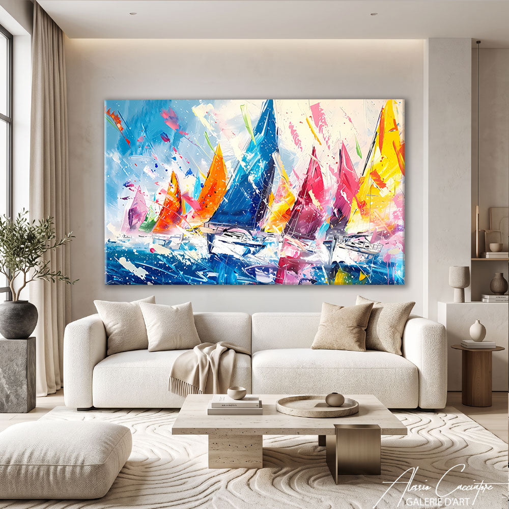 TABLEAU VOILIER MODERNE