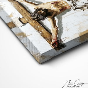TABLEAU RELIGIEUX ANCIEN Alessio Cacciatore