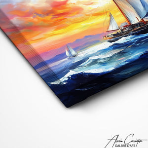 TABLEAU ABSTRAIT MARINE Alessio Cacciatore