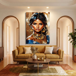 Peinture Femme Ethnique