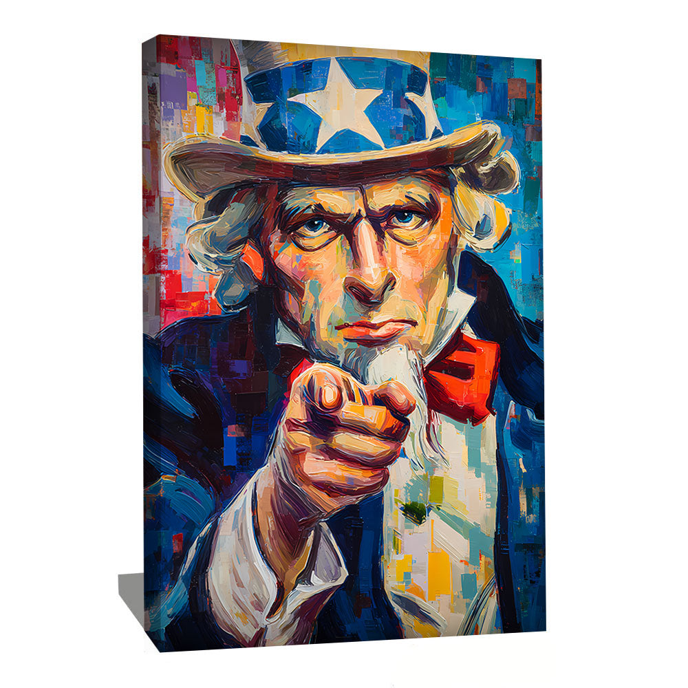 UNCLE SAM POP ART PAINTING