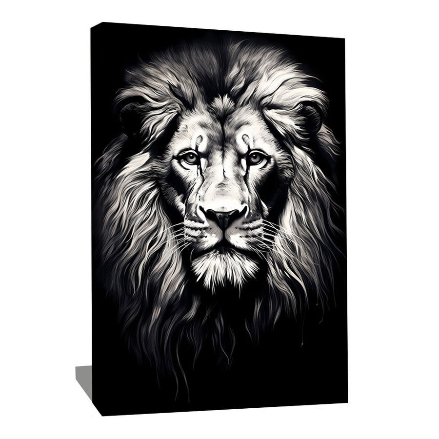 tableau lion