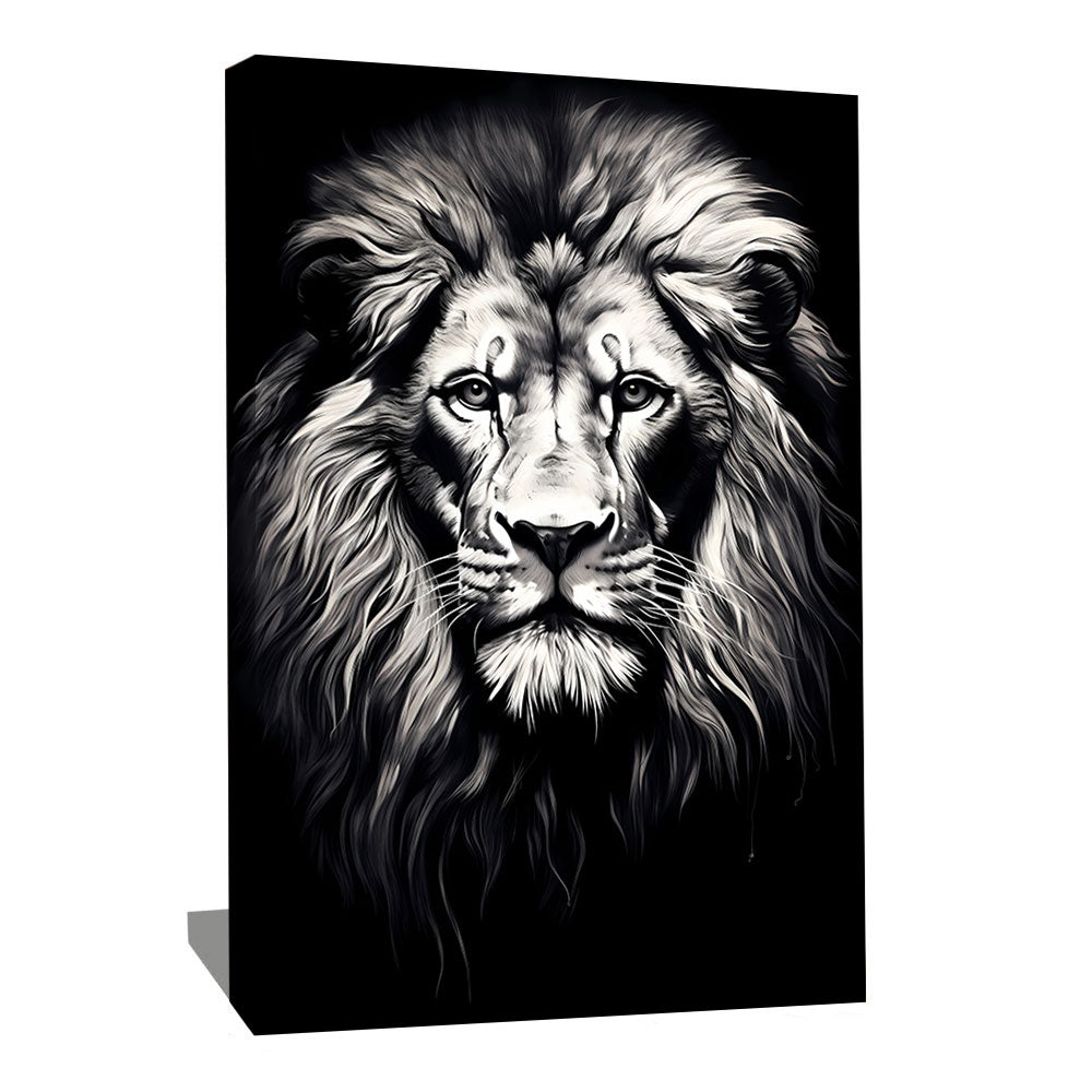 tableau lion