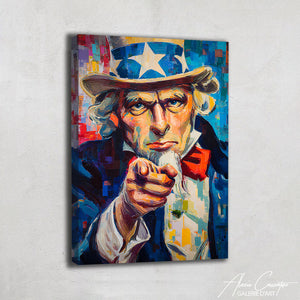 TABLEAU UNCLE SAM POP ART AlessioCacciatore