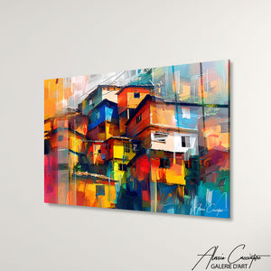 TABLEAU ABSTRAIT COLORÉ AlessioCacciatore