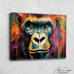 Peinture Gorille Couleur