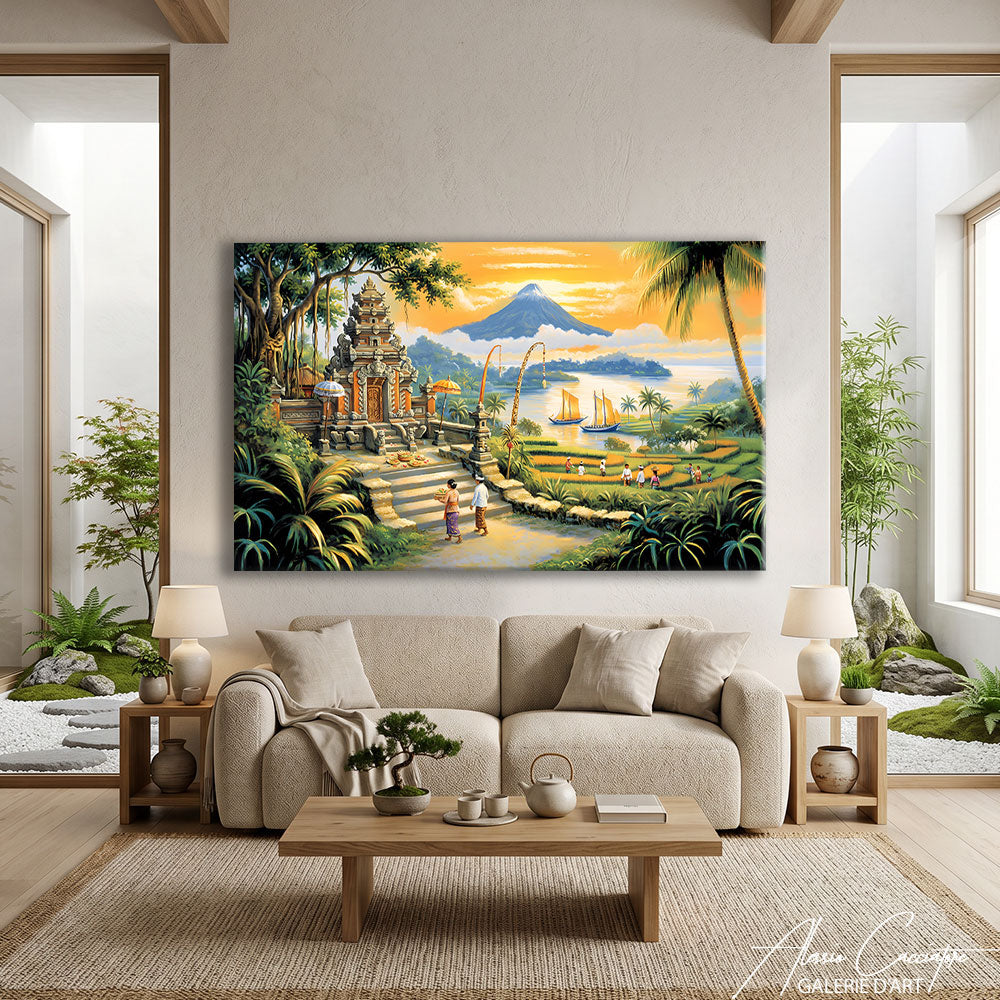 Peinture Paysage Bali