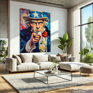 TABLEAU UNCLE SAM POP ART AlessioCacciatore