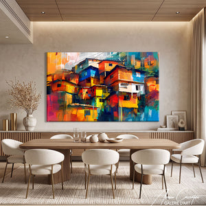 TABLEAU ABSTRAIT COLORÉ