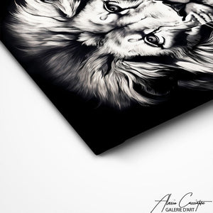 TABLEAU LION DÉCO Alessio Cacciatore