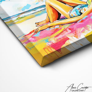 TABLEAU FEMME PLAGE Alessio Cacciatore