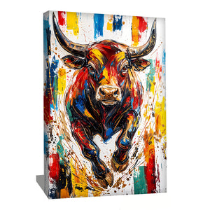 Tableau Pop Art Taureau