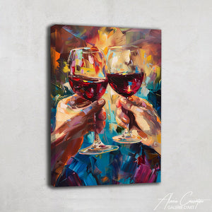 Tableau Acrylique Abstrait