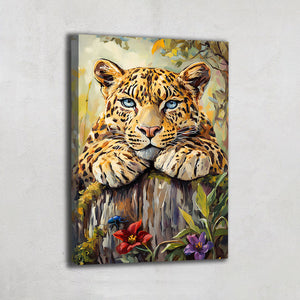 Decoration Murale Tableau Leopard