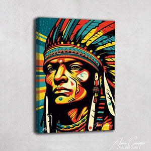 tableau indien pop art