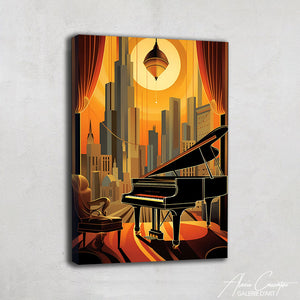 Tableau Motif Art Deco