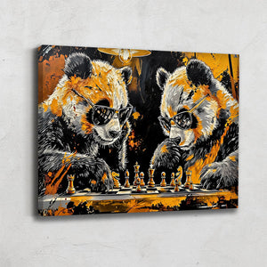 Panda Peinture Acrylique