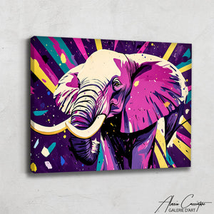 Cadre Mural Éléphant