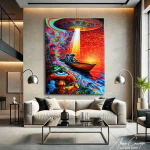 Peinture Psychedelique Artiste