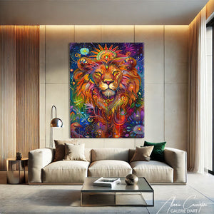 TABLEAU LION ORIGINAL Alessio Cacciatore