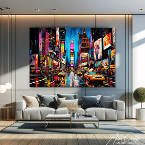 TABLEAU NEW YORK COULEUR PEINTURE Alessio Cacciatore