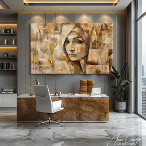 Portrait Peinture Cubisme