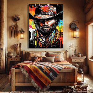 TABLEAU COWBOY POP ART