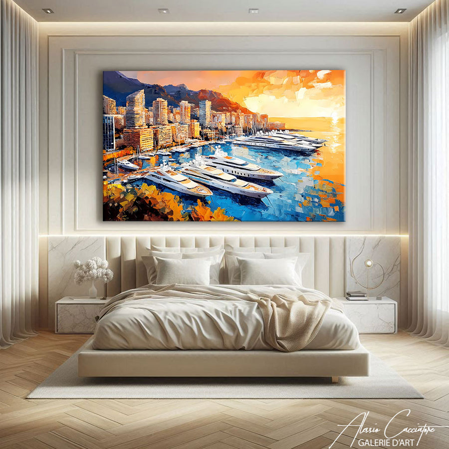 Tableau Coucher De Soleil – mise en situation