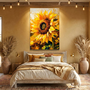 Toile Avec Tournesol