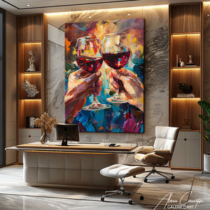 Tableau Peinture Alcool