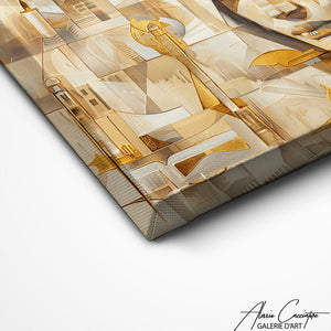 TABLEAU CUBISME VINTAGE Alessio Cacciatore