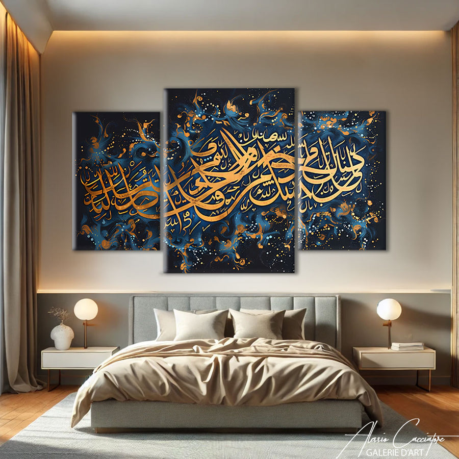 TABLEAU TRIPTYQUE ISLAM – mise en situation