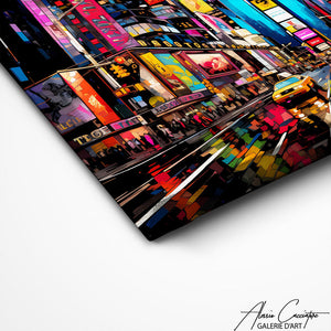 TABLEAU NEW YORK COULEUR PEINTURE Alessio Cacciatore
