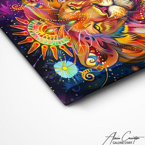 TABLEAU LION ORIGINAL Alessio Cacciatore