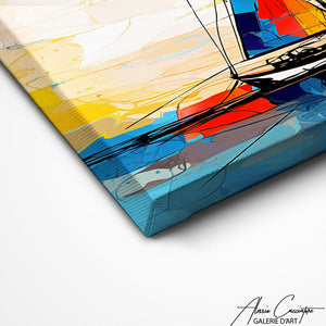 TABLEAU BATEAU CONTEMPORAIN Alessio Cacciatore