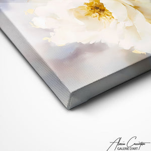 TABLEAU PIVOINES BLANCHES Alessio Cacciatore