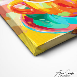 TABLEAU CAFÉ POP ART Alessio Cacciatore
