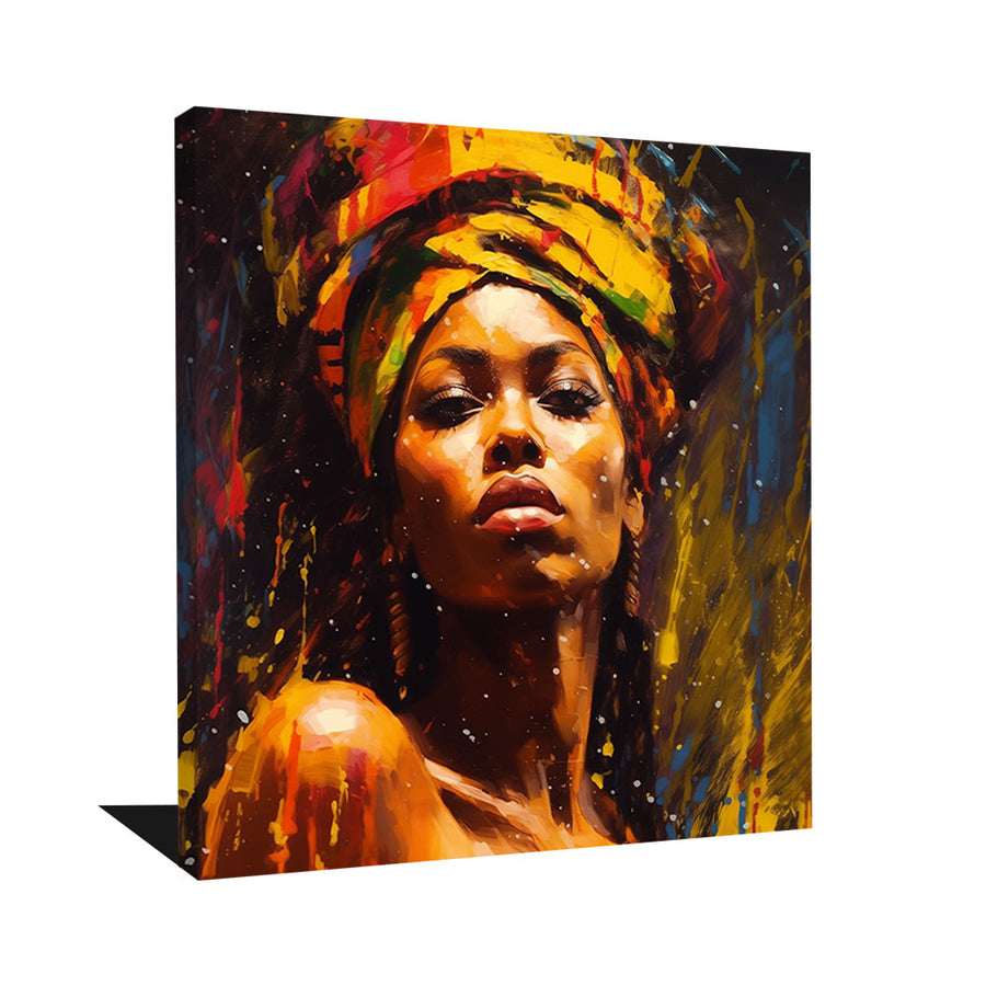 tableau femme africaine