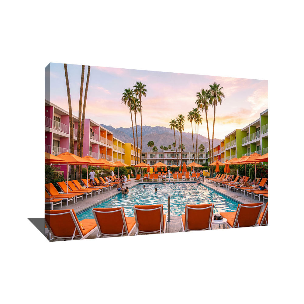 TABLEAU PISCINE CALIFORNIE