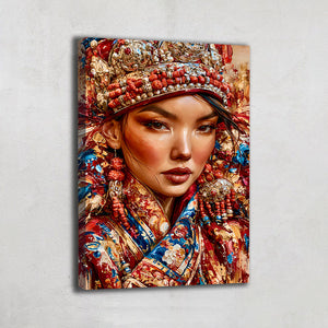 Tableau Femme Asiatique