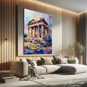 Tableau Moderne Temple