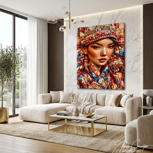 Décoration Murale Femme Asiatique