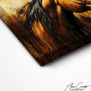 TABLEAU CHEVAL VINTAGE Alessio Cacciatore